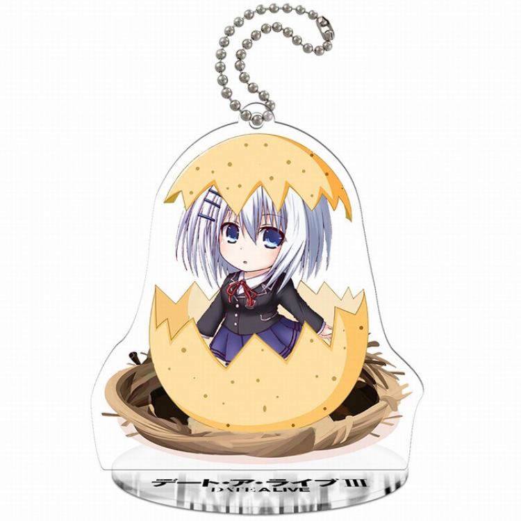 Date-A-Live Q version Small Standing Plates Acrylic keychain pendant 9-10CM Style A