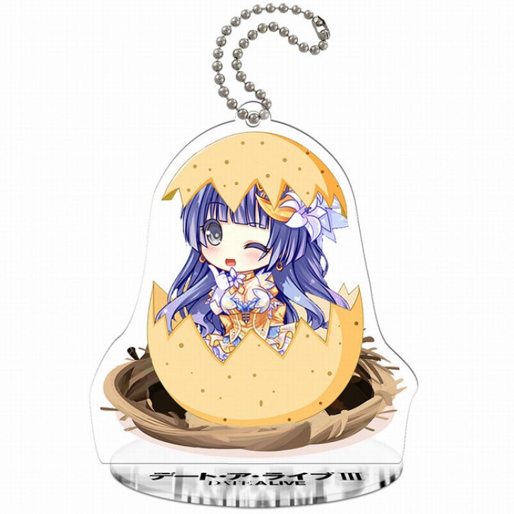 Date-A-Live Q version Small Standing Plates Acrylic keychain pendant 9-10CM Style B