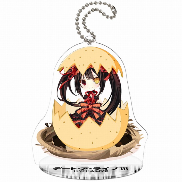 Date-A-Live Q version Small Standing Plates Acrylic keychain pendant 9-10CM Style C