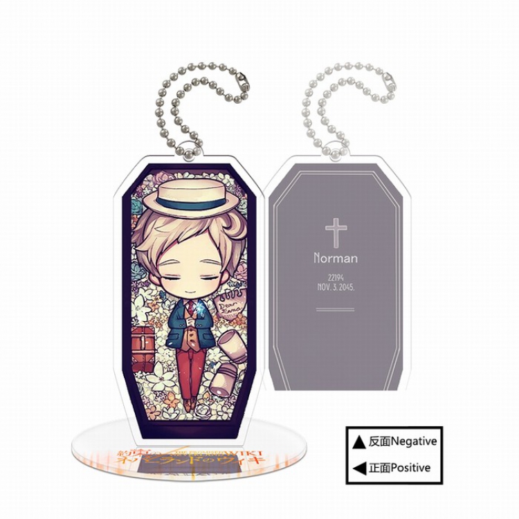 The Promised Neverla Q version Small Standing Plates Acrylic keychain pendant 9-10CM Style E