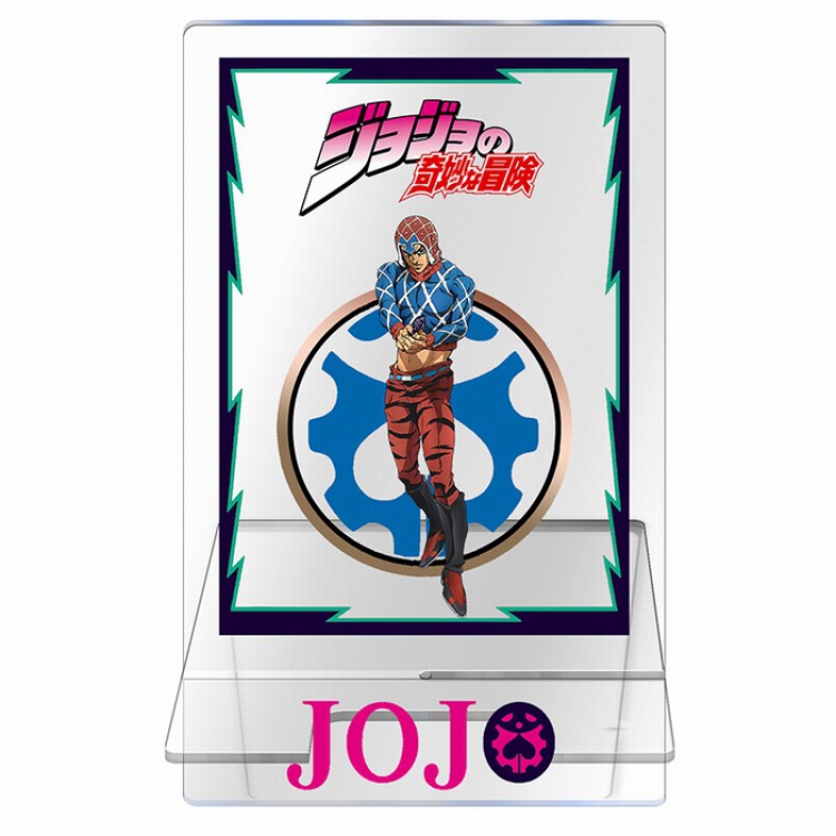 JoJos Bizarre Adventure Transparent acrylic Mobile phone holder 13CM Style A