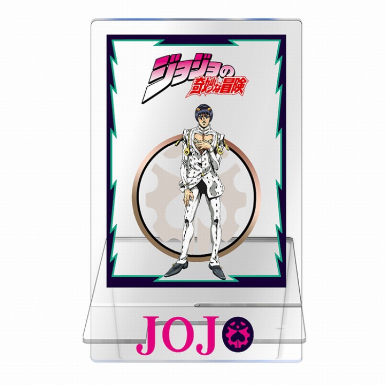 JoJos Bizarre Adventure Transparent acrylic Mobile phone holder 13CM Style D