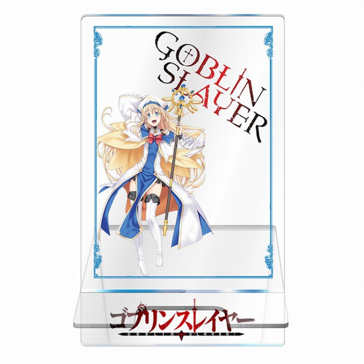 Goblin Slayer Transparent acrylic Mobile phone holder 13CM Style F