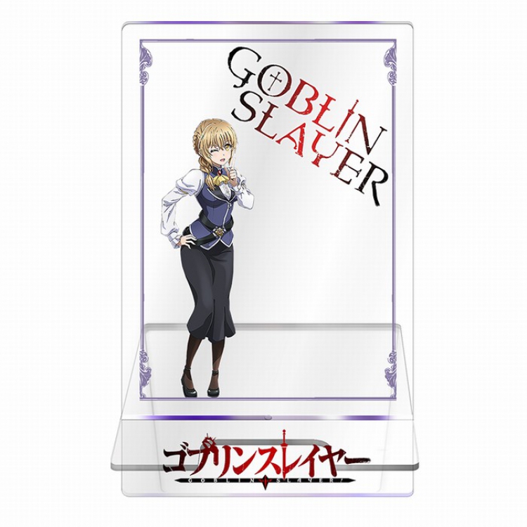 Goblin Slayer Transparent acrylic Mobile phone holder 13CM Style C