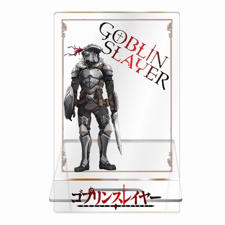 Goblin Slayer Transparent acrylic Mobile phone holder 13CM Style B