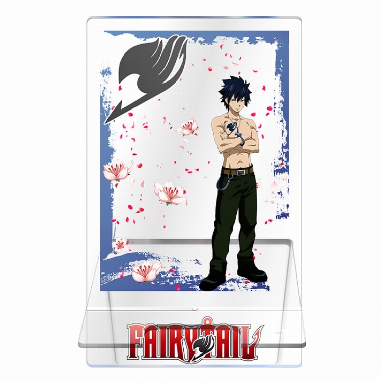 Fairy tail Transparent acrylic Mobile phone holder 13CM Style J