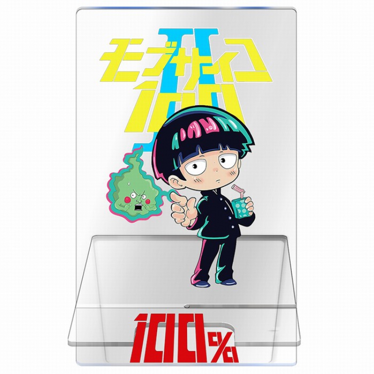 Mob Psycho 100 Transparent acrylic Mobile phone holder 13CM Style C