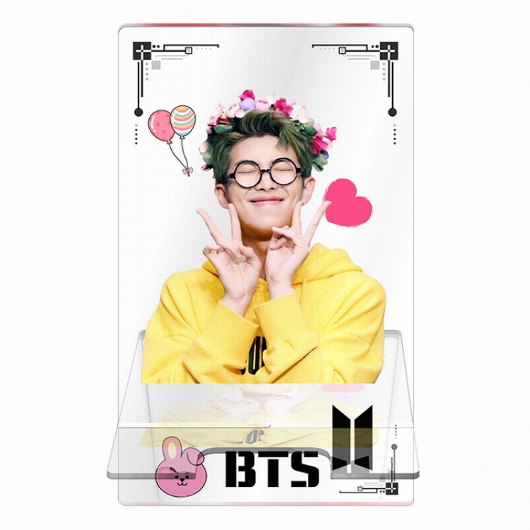BTS Around the star series Transparent acrylic Mobile phone holder 13CM Style C