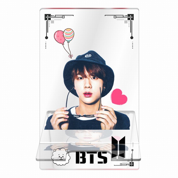 BTS Around the star series Transparent acrylic Mobile phone holder 13CM Style H