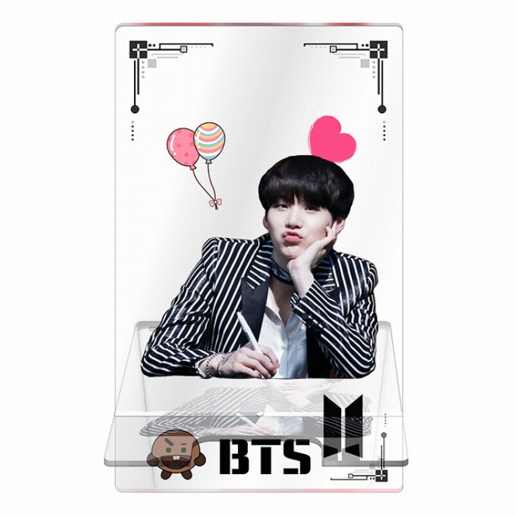 BTS Around the star series Transparent acrylic Mobile phone holder 13CM Style A