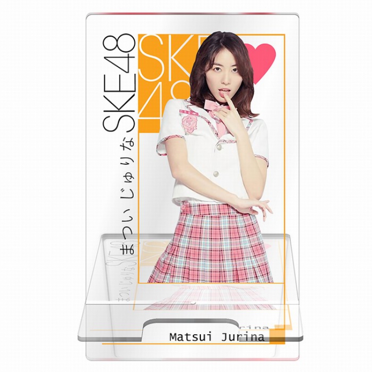SKE48 Around the star series Transparent acrylic Mobile phone holder 13CM Style C