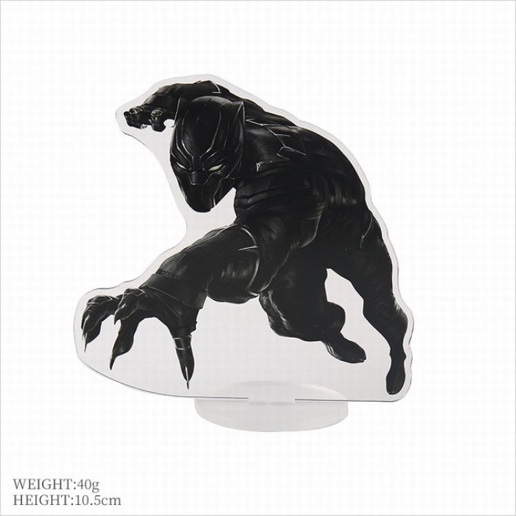 Black Panther  Acrylic Standing Plates 12CM 40G