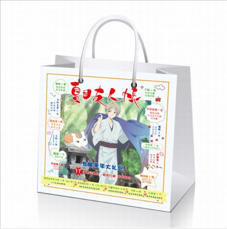 Natsume_Yuujintyou Gift package Lyrics with postcards postcards posters fan cards 23.5X23.5CM 0.35KG