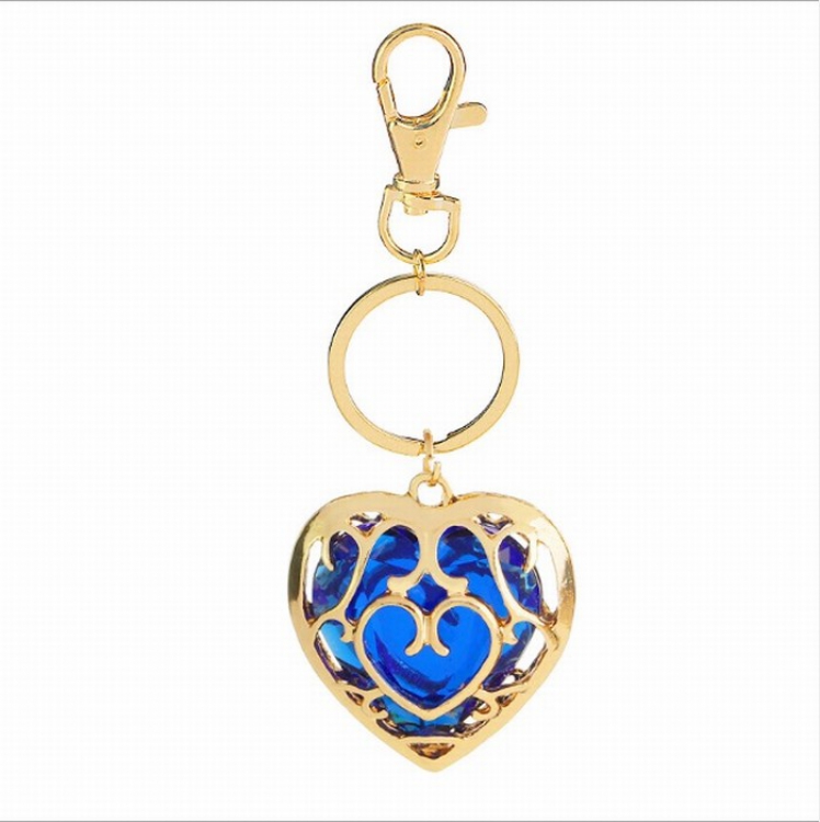 The Legend of Blue Zelda Keychain pendant love 3.7X4CM price for 12 pcs