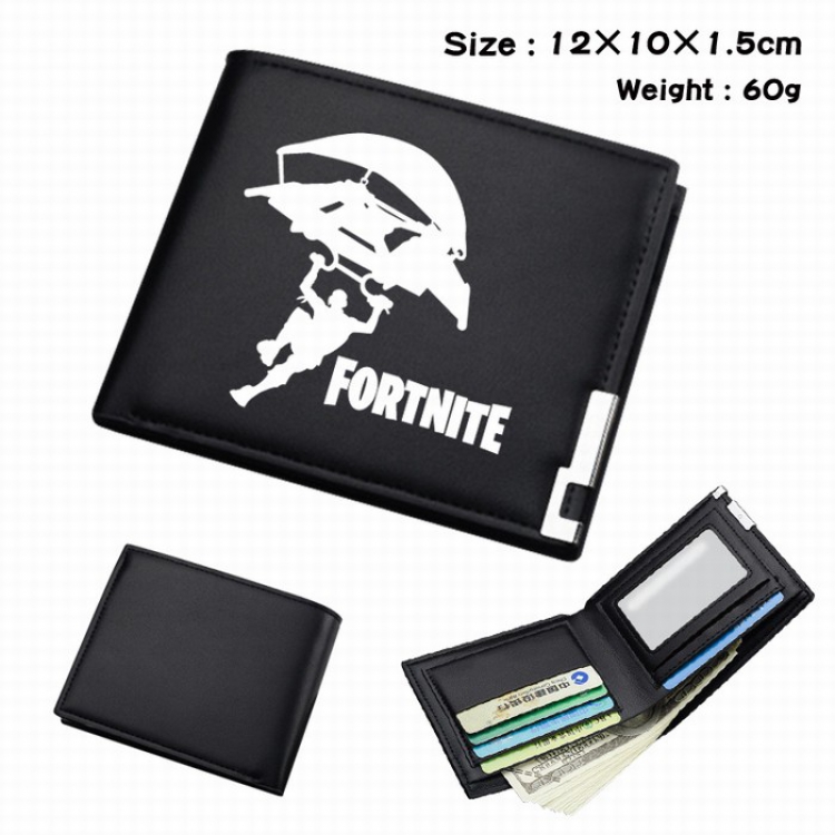 Fortnite Short Folding Leather Wallet Purse 12X10X1.5CM Style C