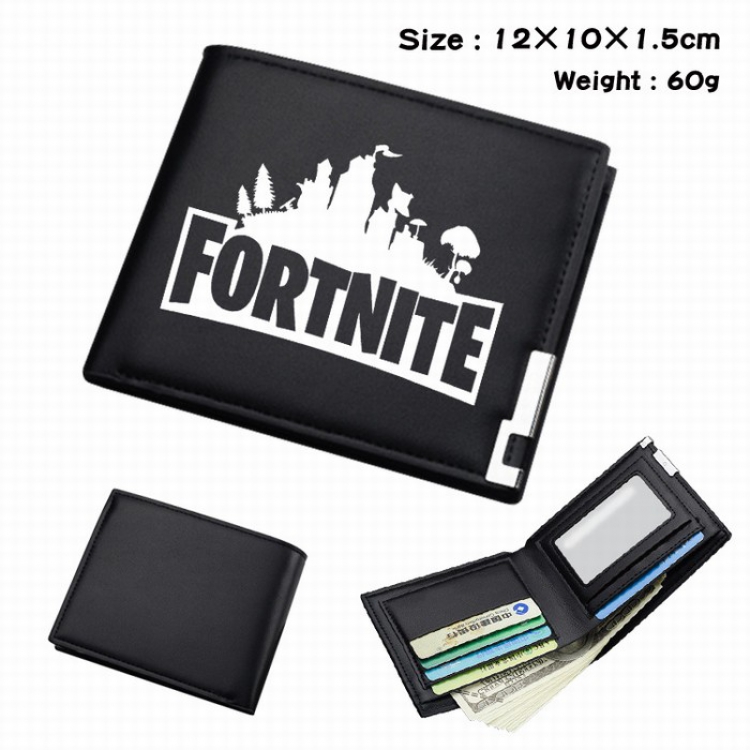 Fortnite Short Folding Leather Wallet Purse 12X10X1.5CM Style B