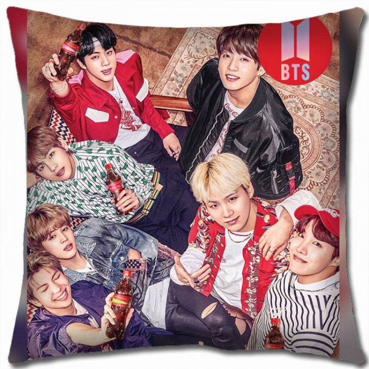 BTS BT21 Double-sided full color Pillow Cushion 45X45CM BS-41 NO FILLING