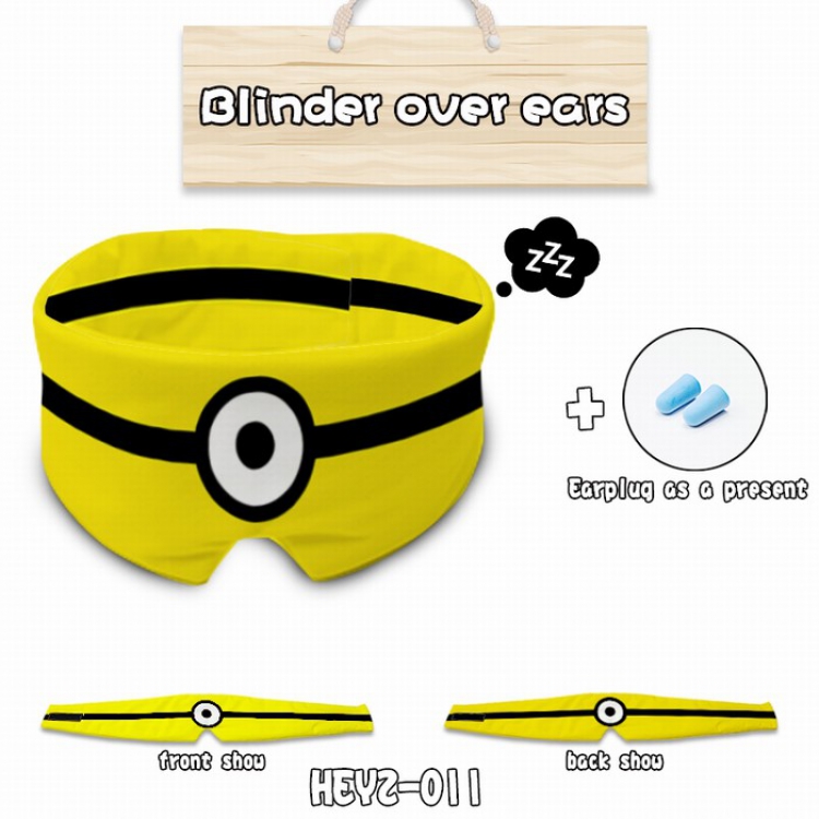 Minions Eye patch Eye mask Send earplugs HEYZ011