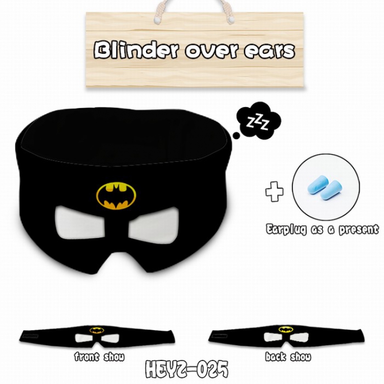 Batman Eye patch Eye mask Send earplugs HEYZ025