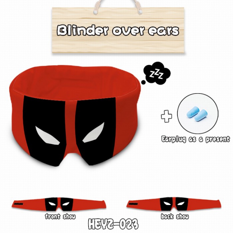 Deadpool Eye patch Eye mask Send earplugs HEYZ023