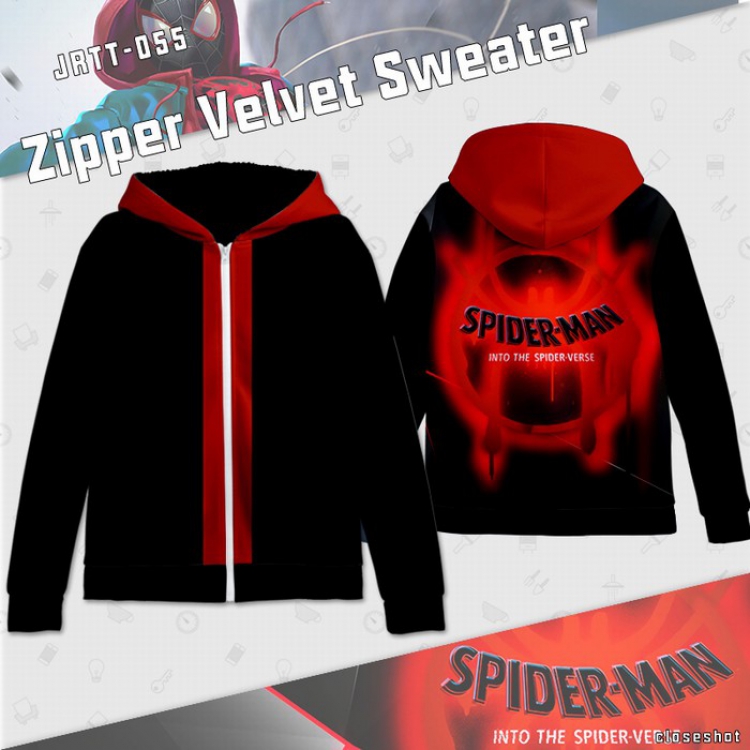 Spiderman Full color zipper sweater Hoodie S M L XL XXL XXXL preorder 2 days JRTT055