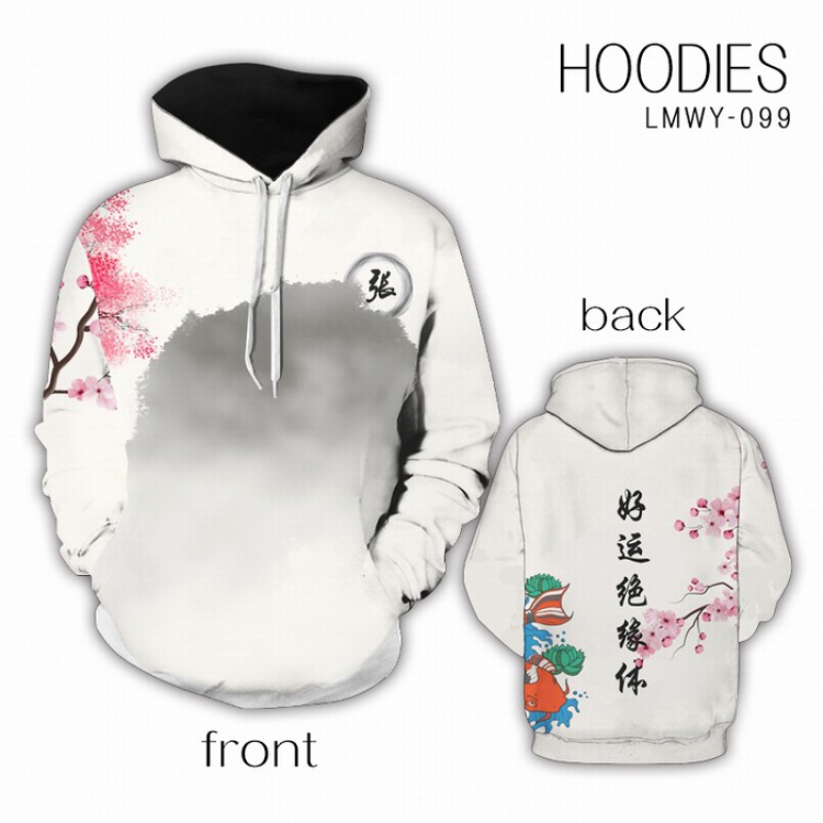 Full color Hooded Long sleeve Hoodie S M L XL XXL XXXL preorder 2 days LMWY099