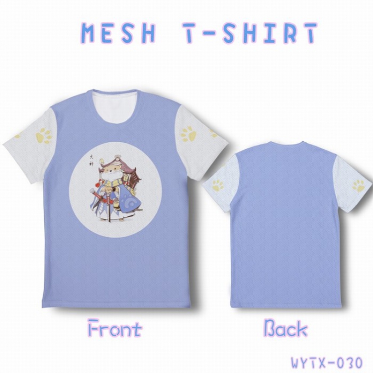 Onmyoji Full color mesh T-shirt short sleeve 10 sizes from XS to XXXXXL WYTX030