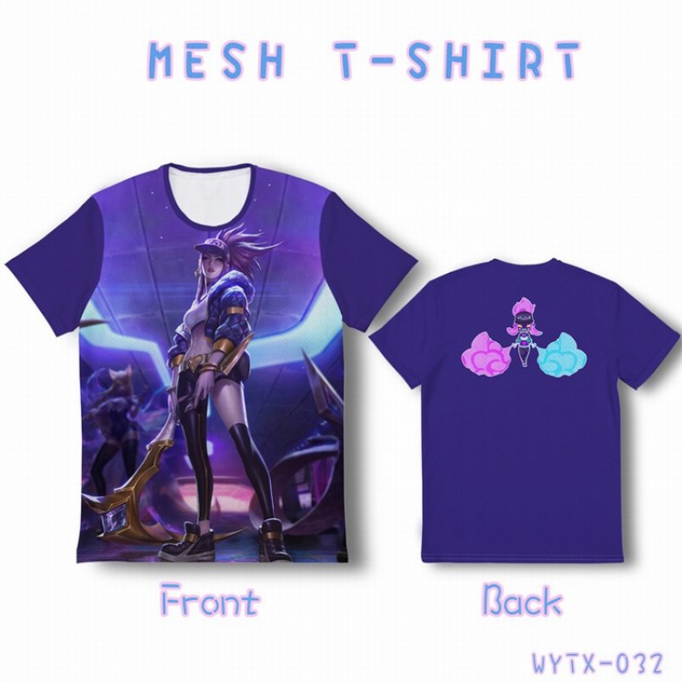 League of Legends Full color mesh T-shirt short sleeve 10 sizes from XS to XXXXXL WYTX032