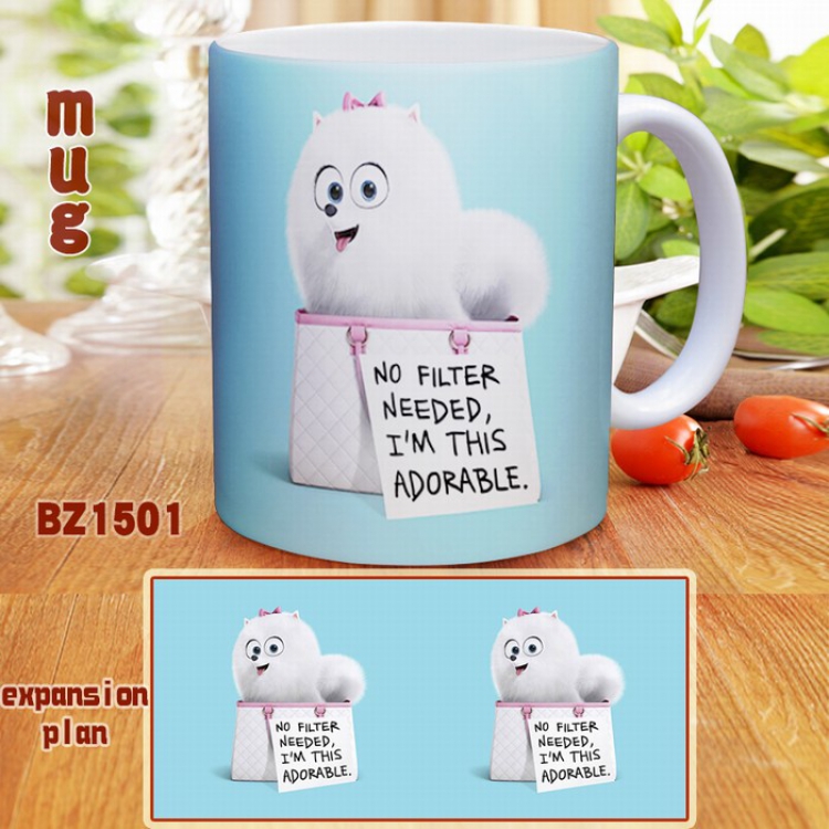 Cartoon anime Full color printed mug Cup Kettle BZ1501