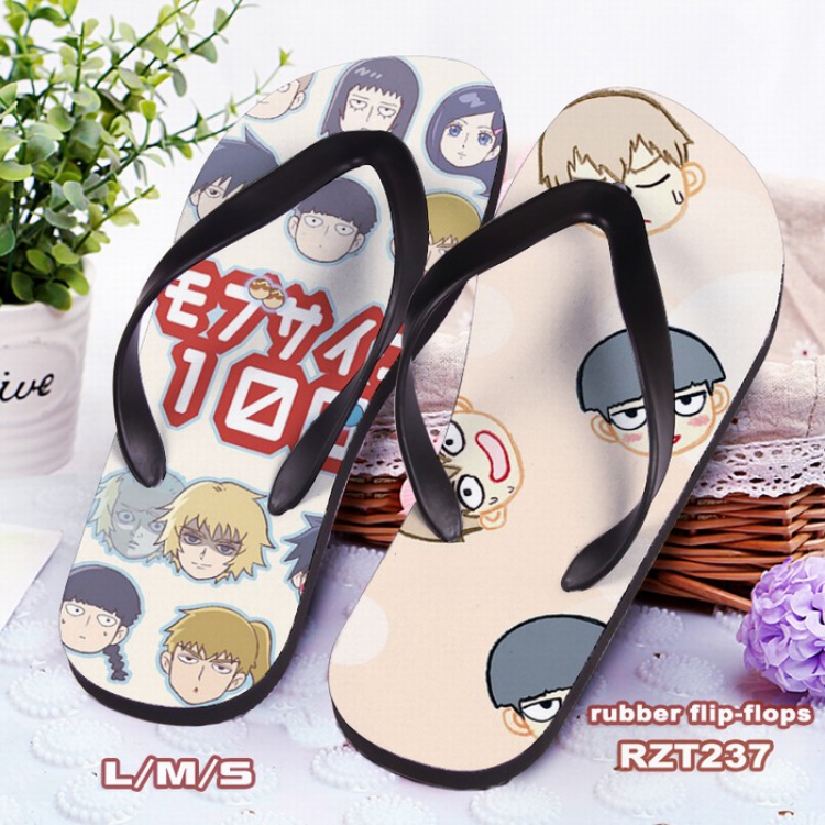 Mob Psycho 100 Soft glue Cloth surface Flip-flops S.M.L RZT237