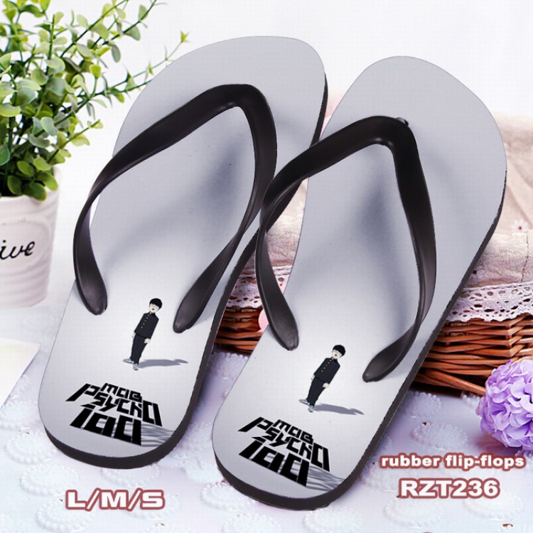 Mob Psycho 100 Soft glue Cloth surface Flip-flops S.M.L RZT236