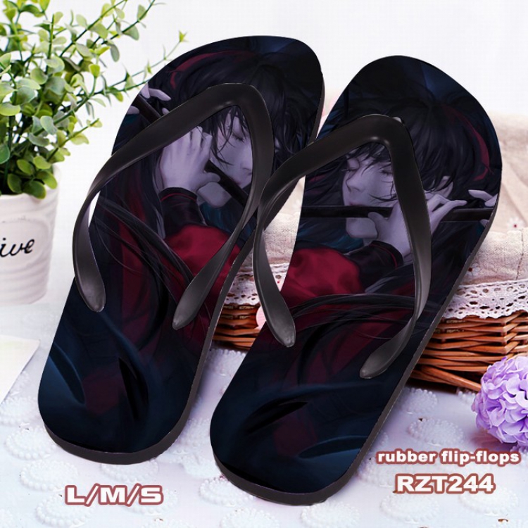 The wizard of the de Soft glue Cloth surface Flip-flops S.M.L RZT244