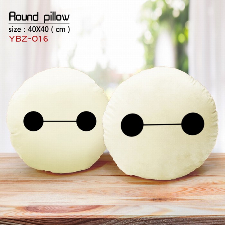 Big Hero 6 Full Color Fine plush round pillow 40X40CM YBZ016