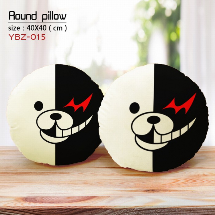 Dangan-Ronpa Full Color Fine plush round pillow 40X40CM YBZ015