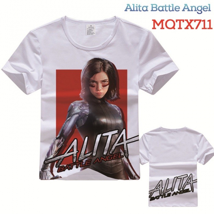 Alita: Battle Angel Full color printed short sleeve t-shirt 10 sizes from XXS to XXXXXL MQTX711