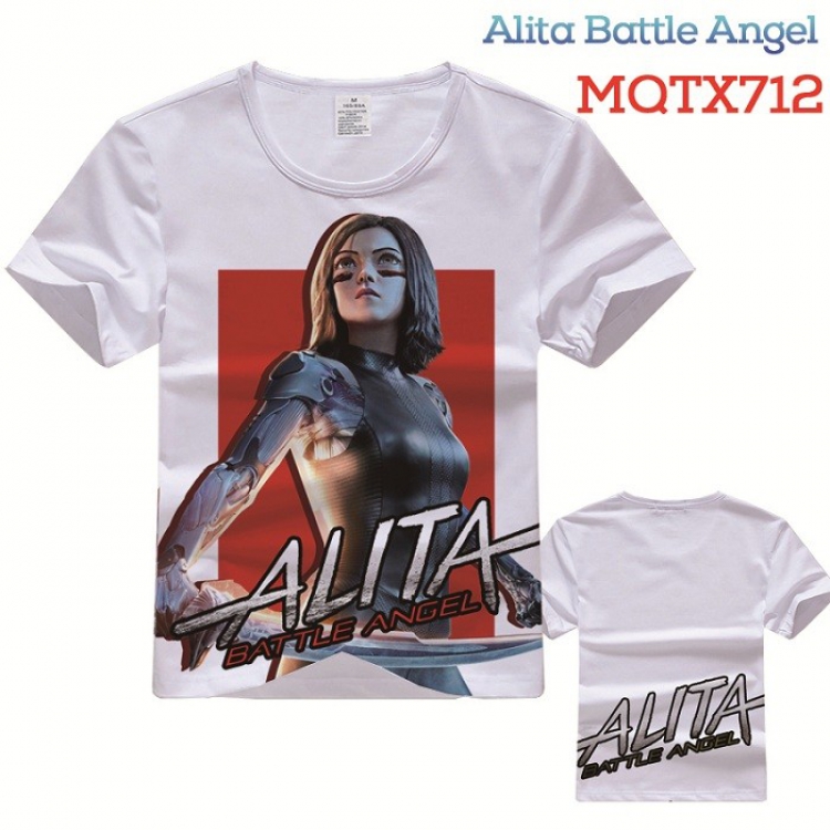 Alita: Battle Angel Full color printed short sleeve t-shirt 10 sizes from XXS to XXXXXL MQTX712