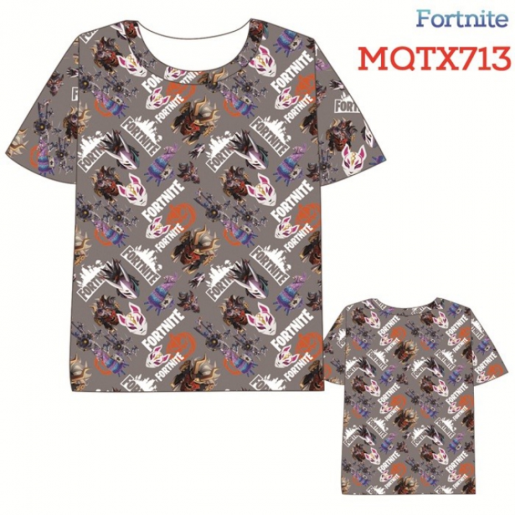Fortnite Full color printed short sleeve t-shirt 10 sizes from XXS to XXXXXL MQTX713