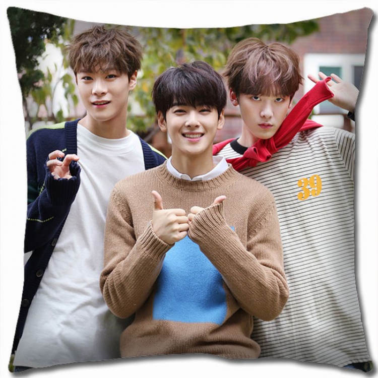 Astro Korean star combination Double-sided full color Pillow Cushion 45X45CM AS-13 NO FILLING