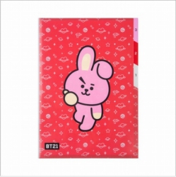 BTS BT21 Three-layer folder st...