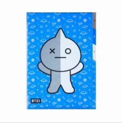 BTS BT21 Three-layer folder st...