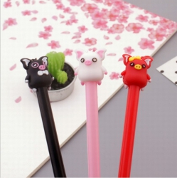 Cute cartoon black gel pen 0.5...