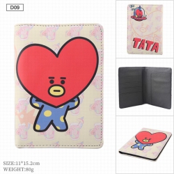 BTS BT21 PU leather multi-func...