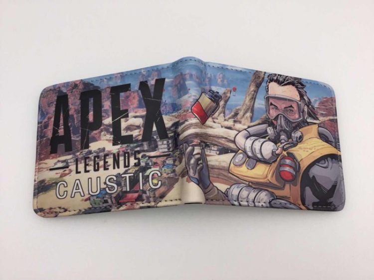 Apex Legends Full color PU short two fold wallet Purse Style W