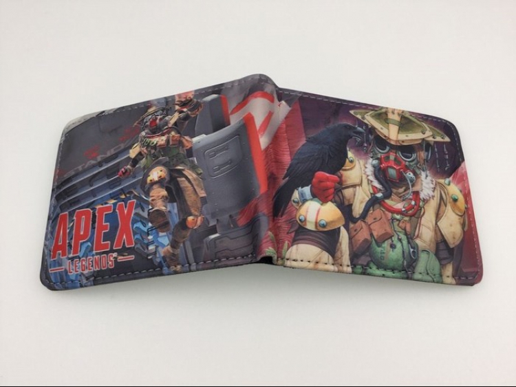 Apex Legends Full color PU short two fold wallet Purse Style U