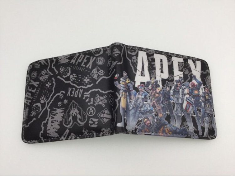 Apex Legends Full color PU short two fold wallet Purse Style X