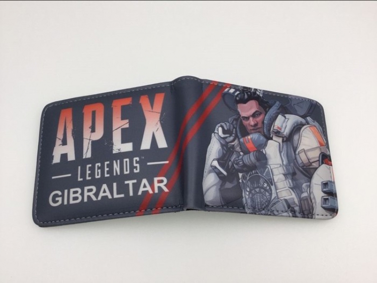 Apex Legends Full color PU short two fold wallet Purse Style R