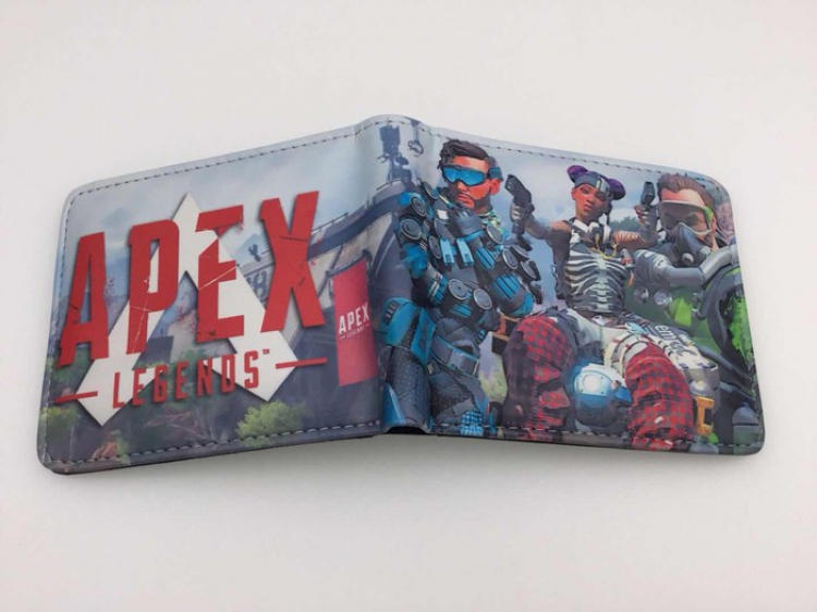 Apex Legends Full color PU short two fold wallet Purse Style P