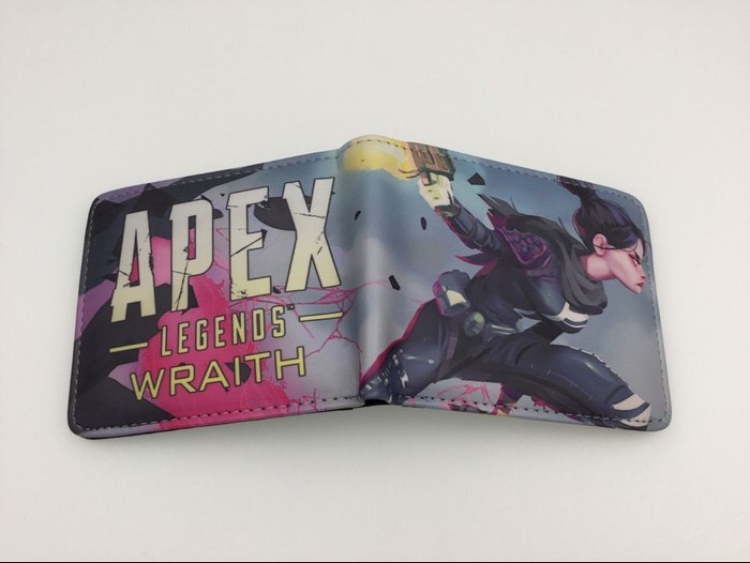 Apex Legends Full color PU short two fold wallet Purse Style J