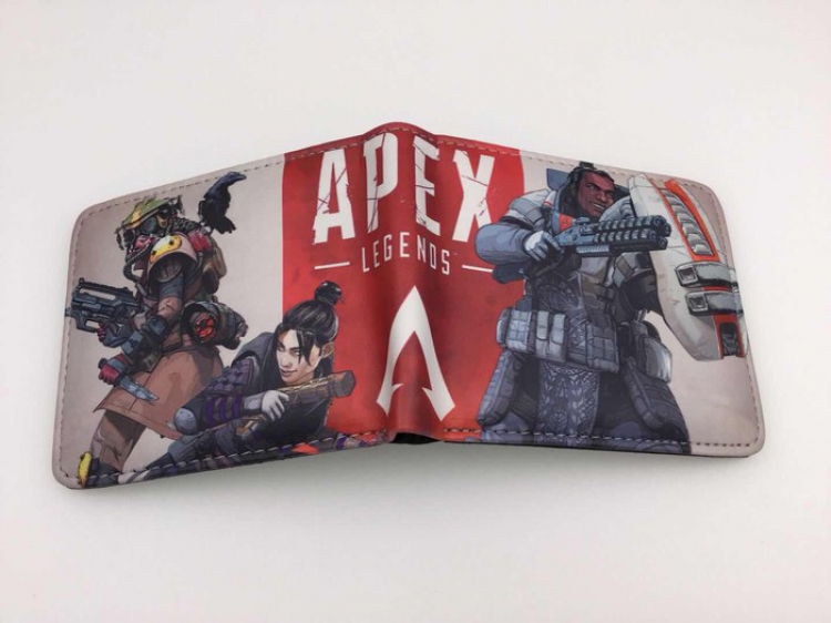 Apex Legends Full color PU short two fold wallet Purse Style G