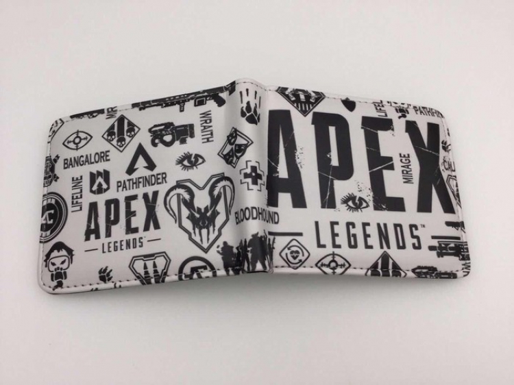 Apex Legends Full color PU short two fold wallet Purse Style H